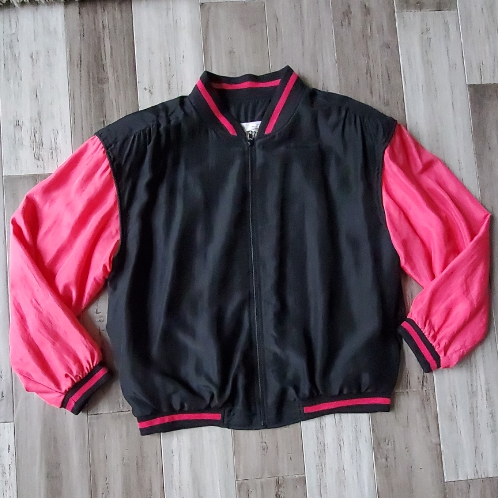 Vintage Olympic Exposure Silk Windbreaker Jacket